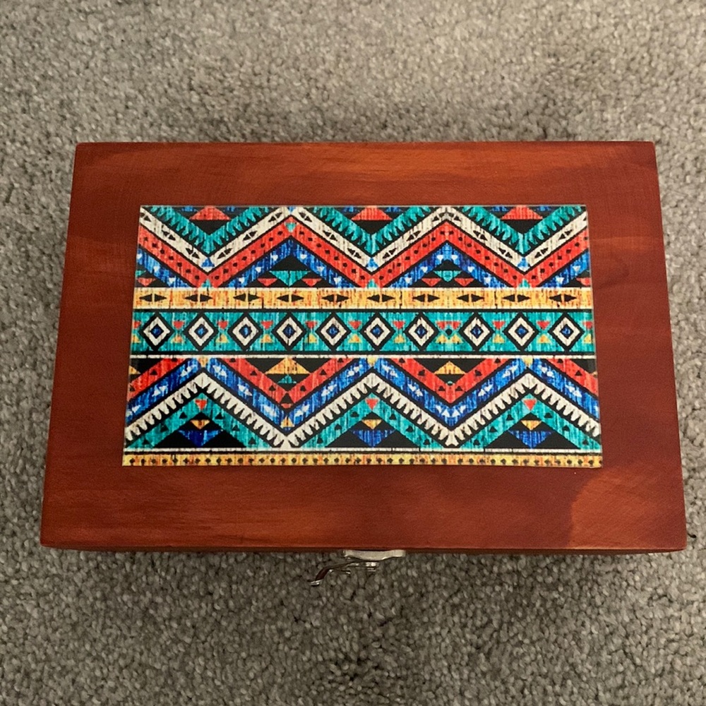 NWOT Wooden Jewelry box